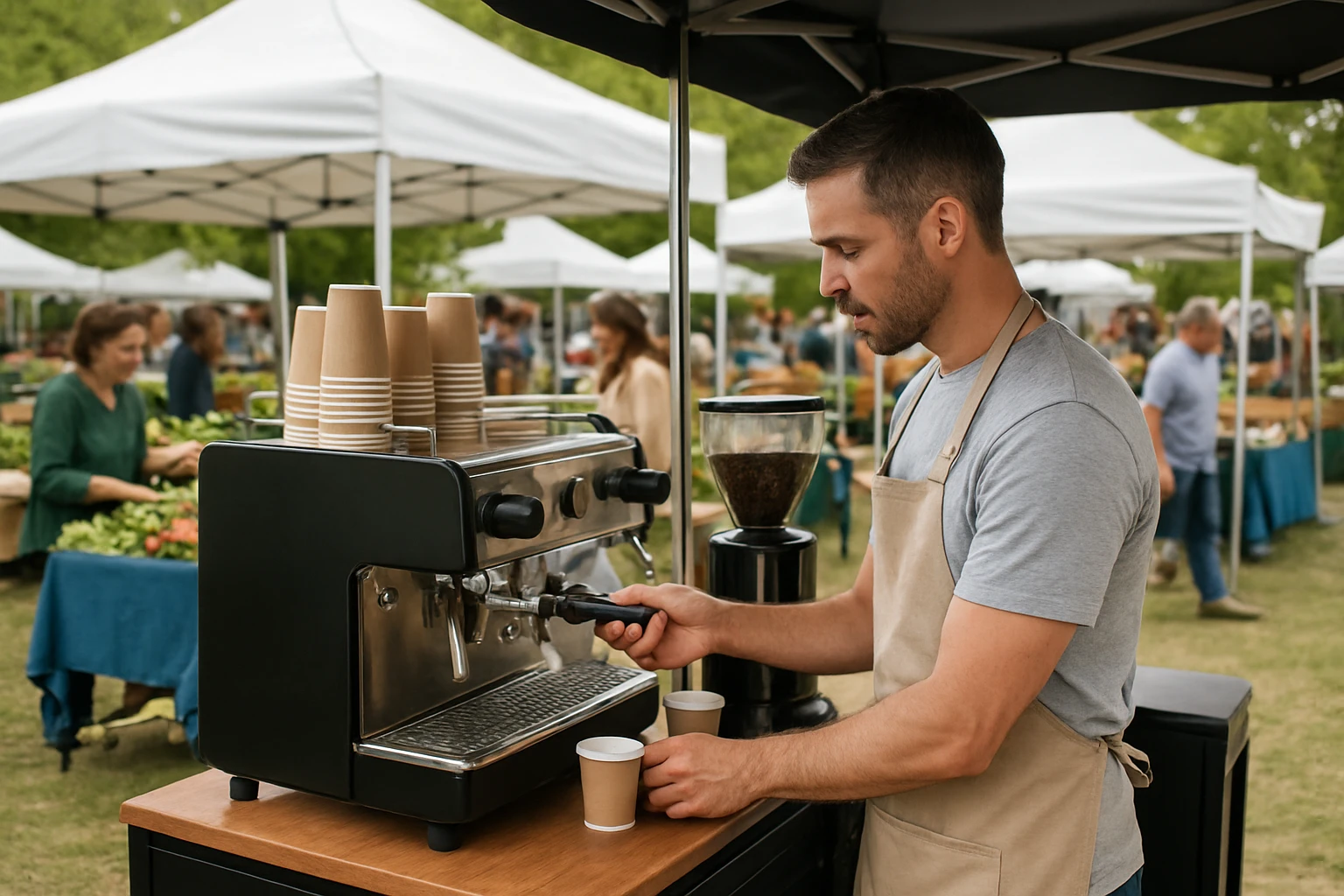 How to Get Farmers Market Permits to Sell Espresso with a Mobile Coffee Setup
