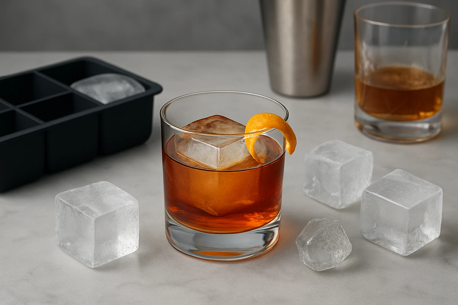 Complete Guide: How Ice Shape Controls Cocktail Aroma & Dilution