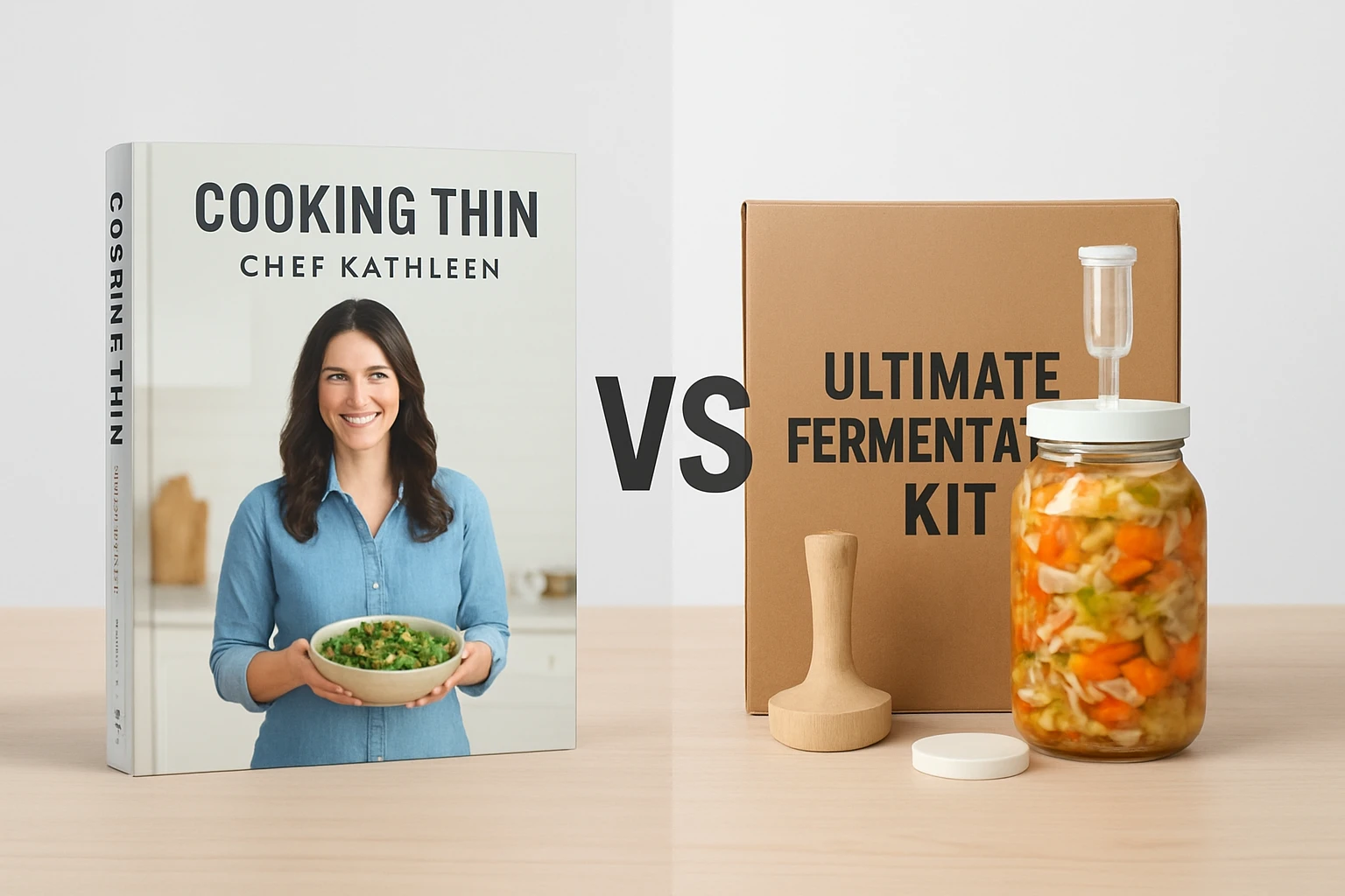 Cooking Thin with Chef Kathleen vs Ultimate Fermentation Kit: Detailed Comparison