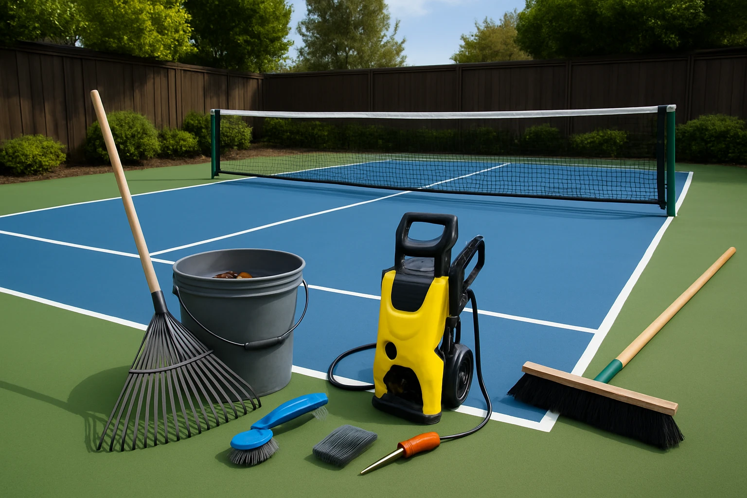 How to Maintain Your Backyard Pickleball Court: Seasonal Checklist