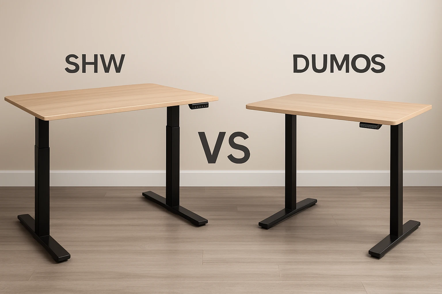 SHW vs DUMOS Electric Standing Desks: In‑Depth Comparison