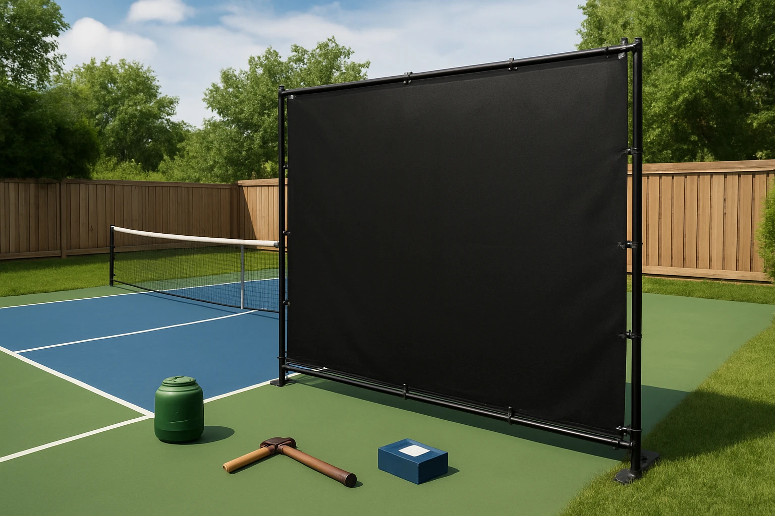 How to Windproof Your Backyard Pickleball Court