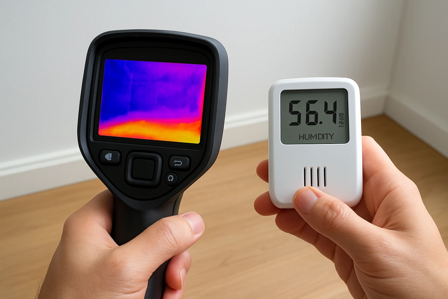 How to Use Thermal Imaging and Humidity Sensors to Find Hidden Water Entry