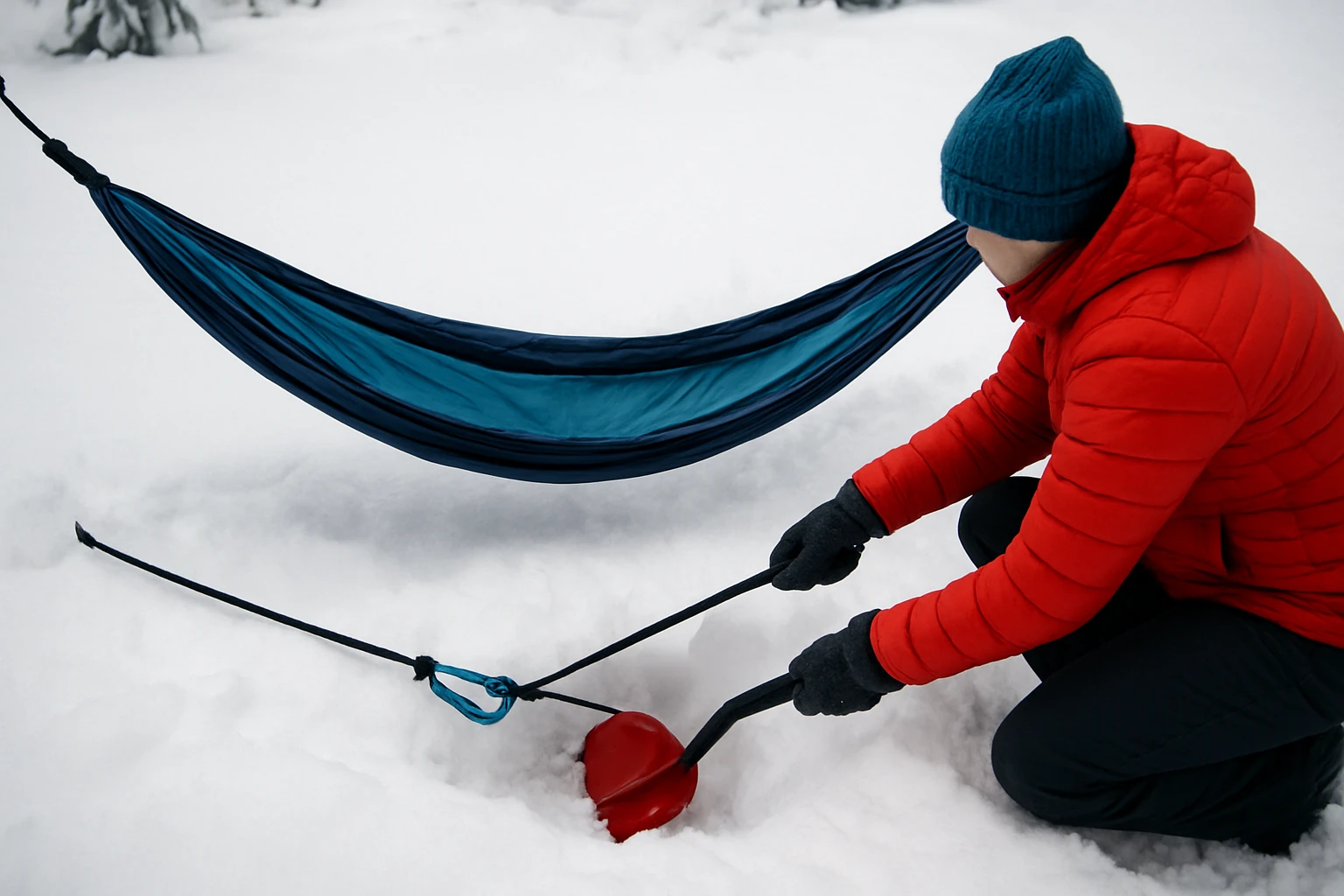 How to Anchor a Hammock in Deep Snow: Safe Winter Camping Guide