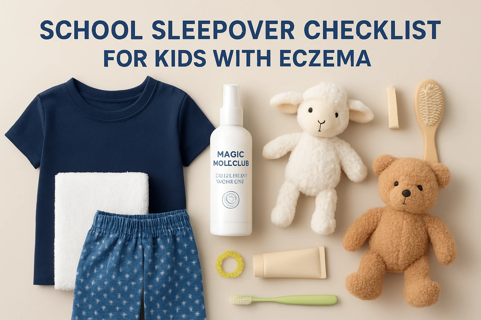 School Sleepover Checklist for Kids with Eczema: 12 Essentials