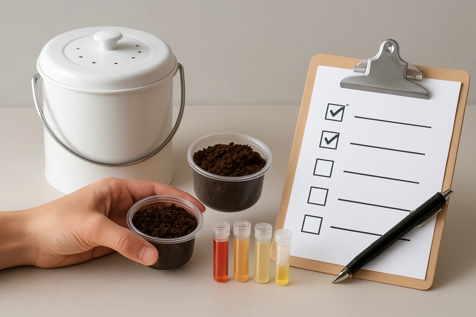 How to Certify Countertop Composter Compost for Donation