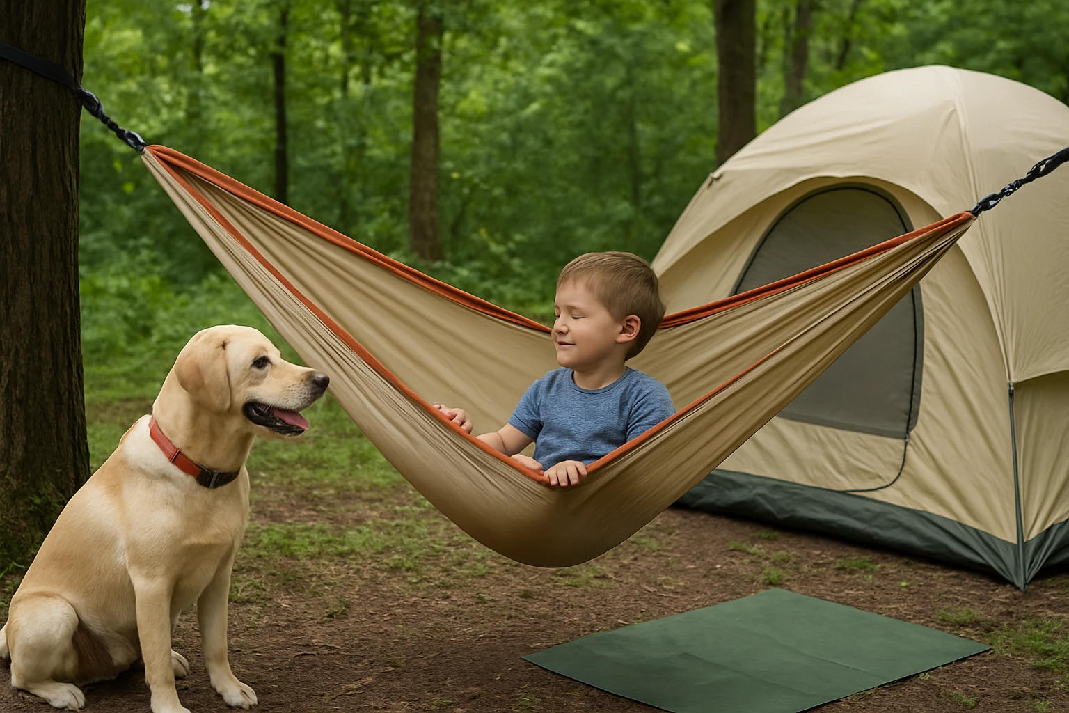 How to Set Up a Child- and Pet‑Safe Hammock Campsite