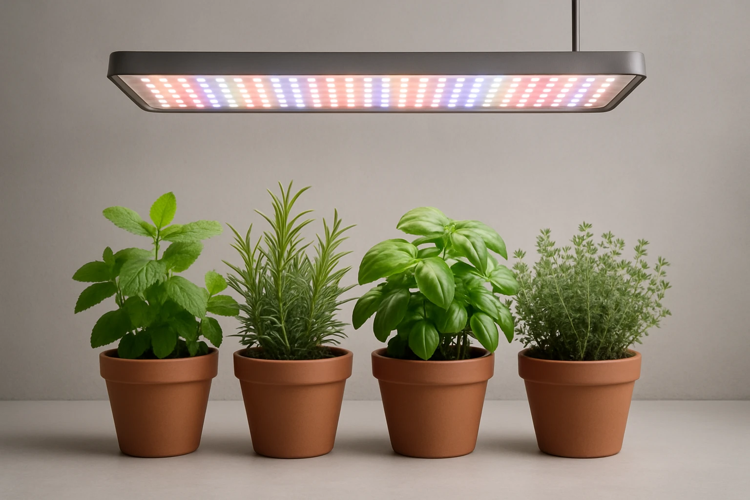 Optimize Grow Light Spectrum to Preserve Herb Aroma