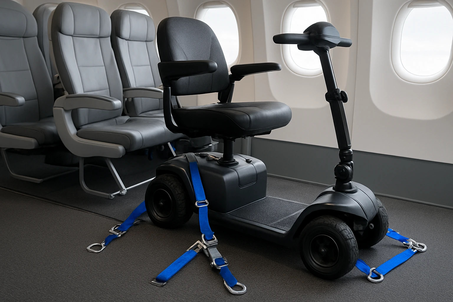 How to Secure Portable Mobility Scooter Tie-Downs for Air Travel