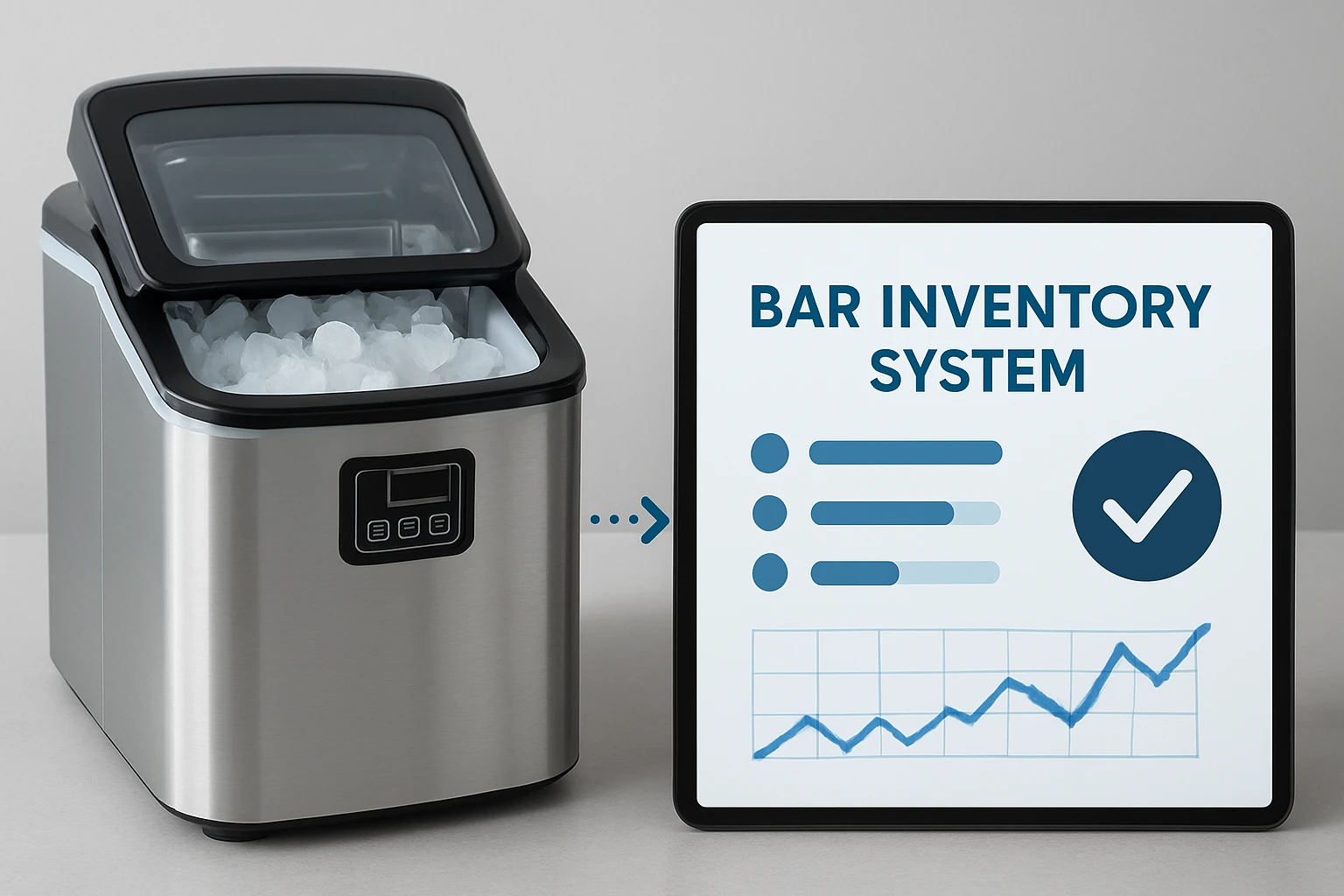 How to Connect a Countertop Ice Maker to Your Bar Inventory System