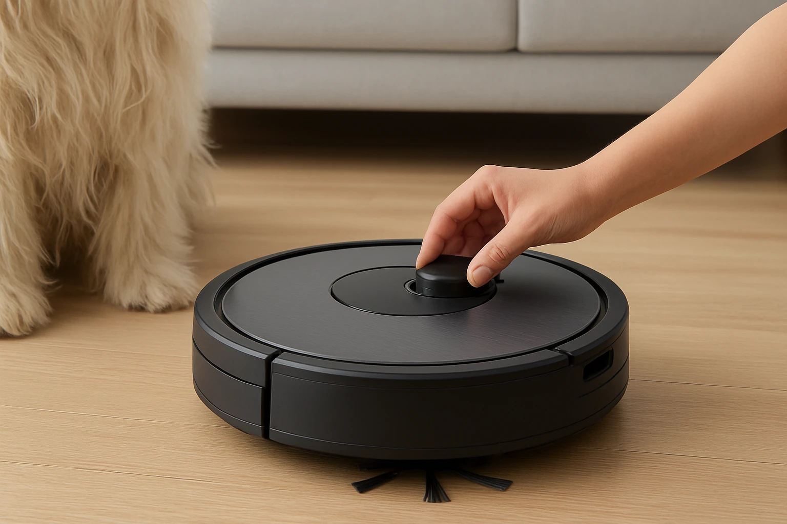 How to Set Robot Vacuum Agitation for Long‑Haired Pets