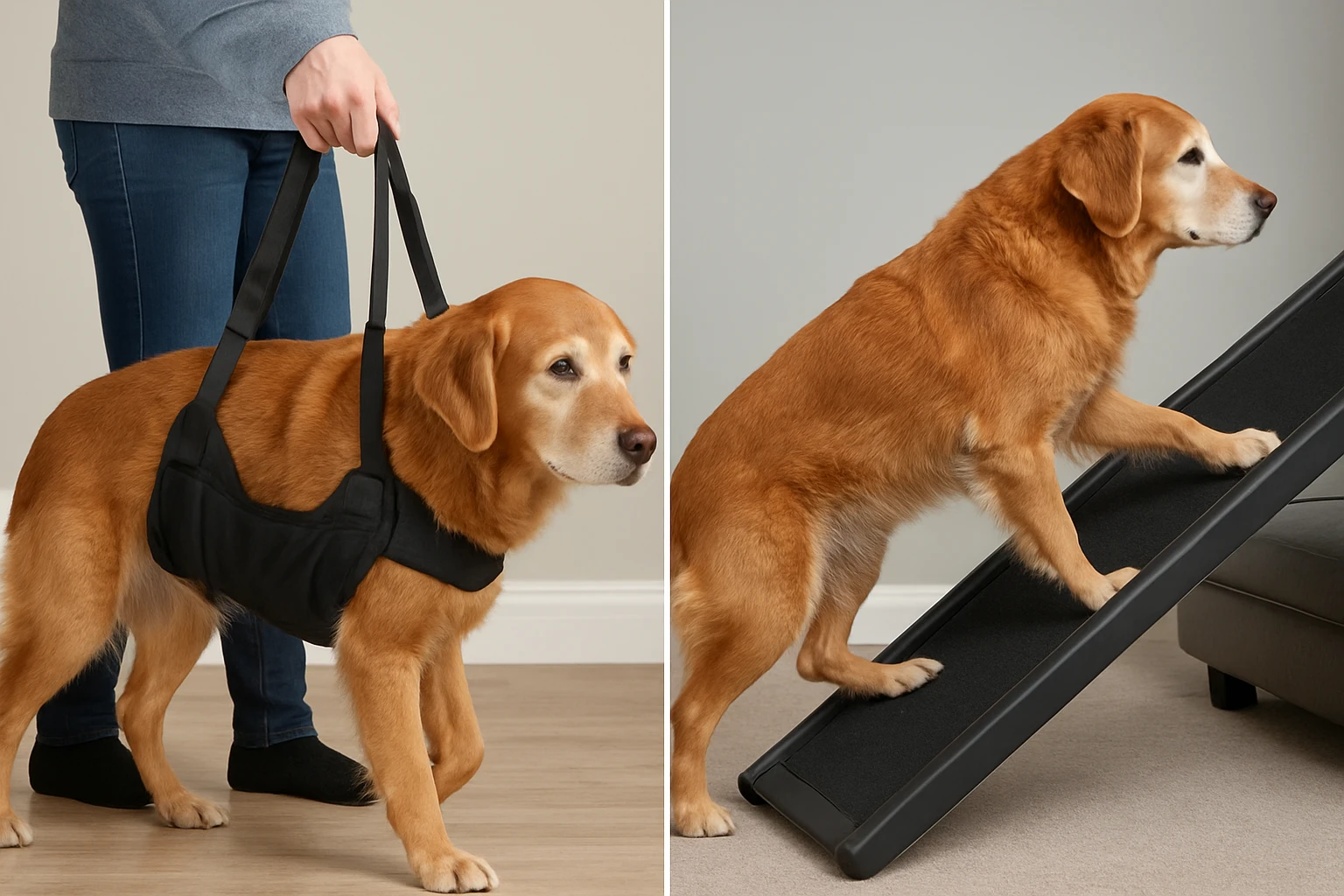 Mayerzon Dog Lift Harness vs ZJDJEZJD Dog Ramp – Detailed Comparison