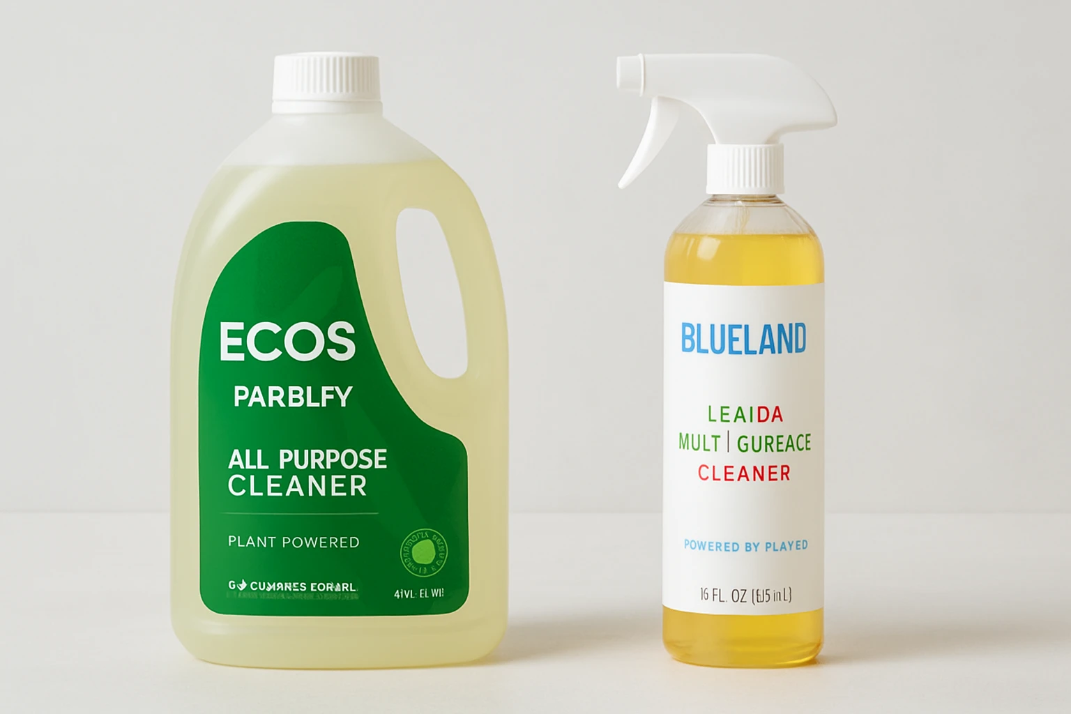 ECOS Parsley vs BLUELAND Lemon Multi‑Surface Cleaner: In‑Depth Comparison