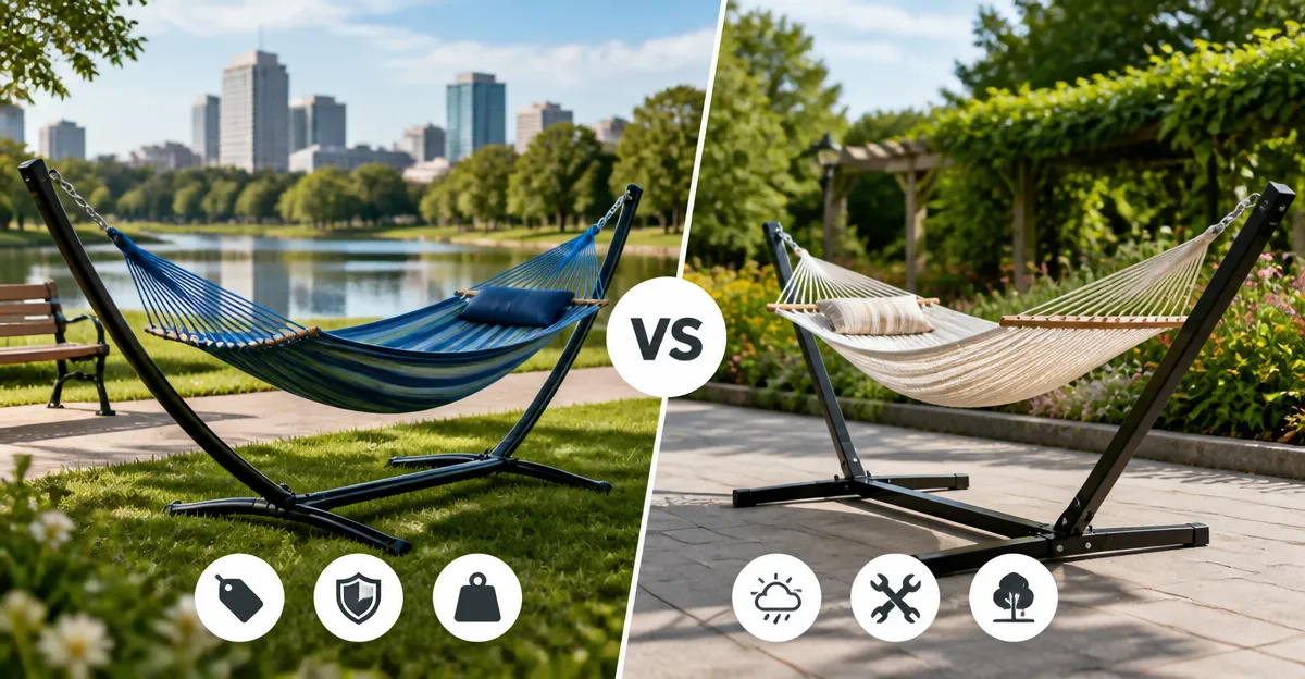 Zupapa vs Sunnydaze Hammock Stands: Detailed Comparison