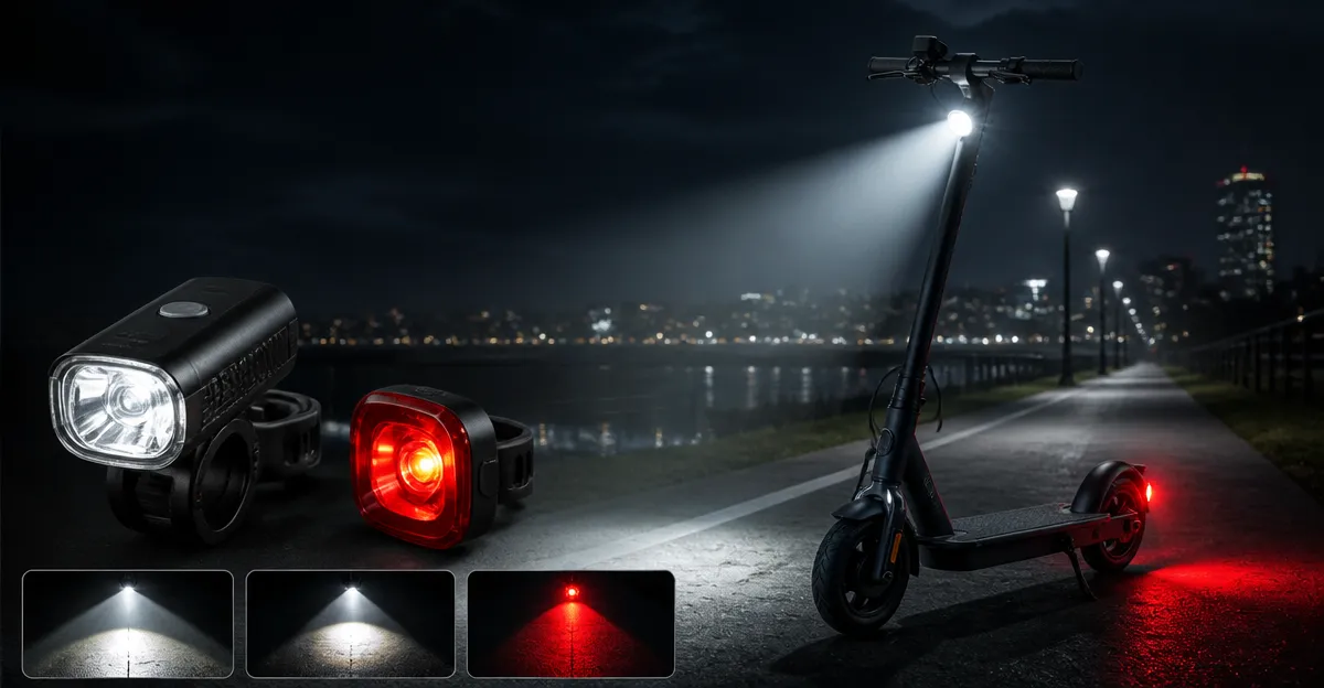 Folding E‑Scooter Night Lighting Setups Reviewed