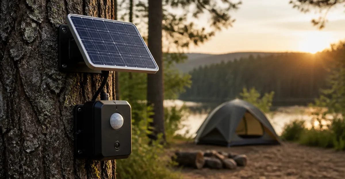 How to Build a Low-Power Solar Panel Theft Sensor for Campsites