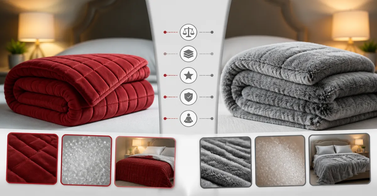 Red vs Grey Weighted Blankets – Which Sleeps Better?