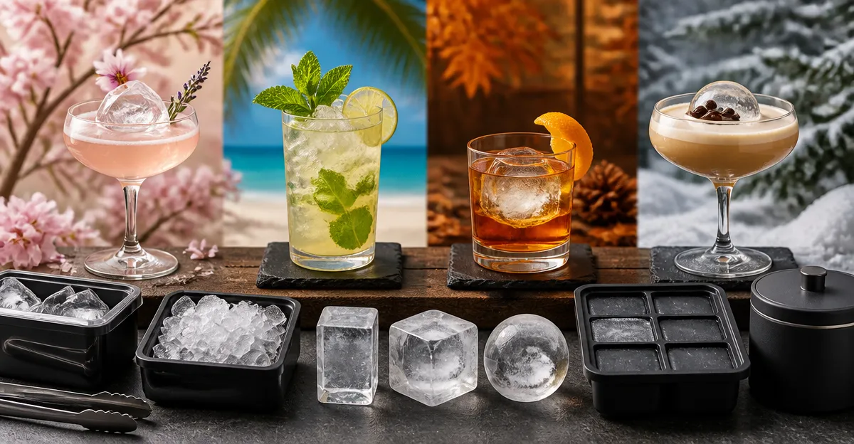 Seasonal Cocktail Ice Guide: Shape, Size & Storage