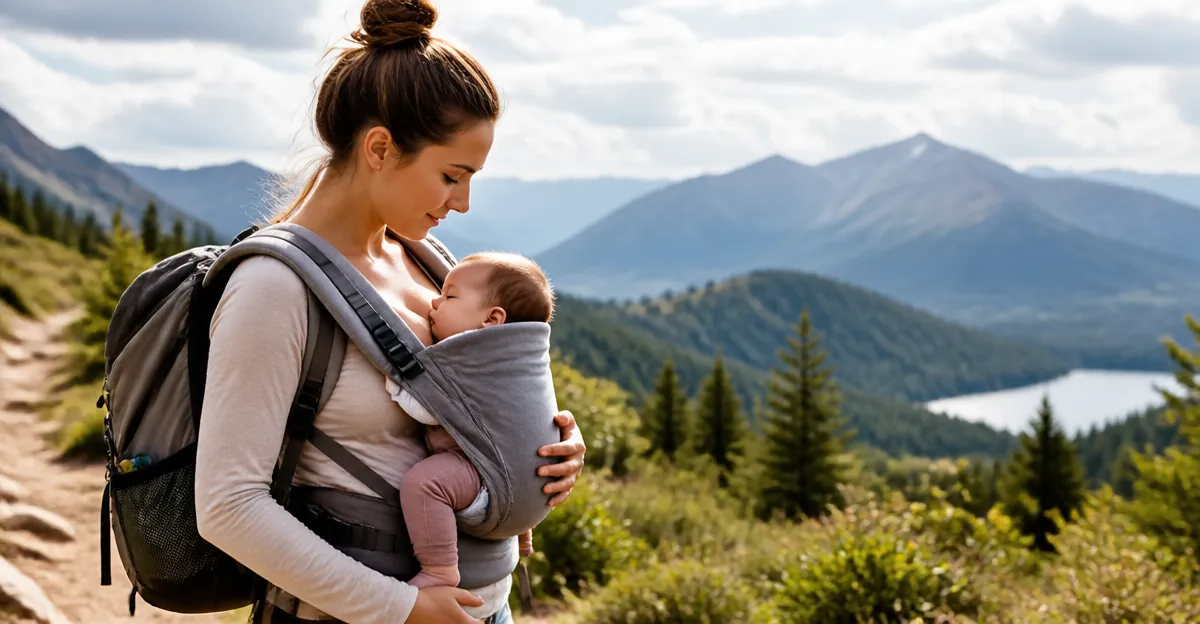 How to Breastfeed in a Baby Carrier While Hiking