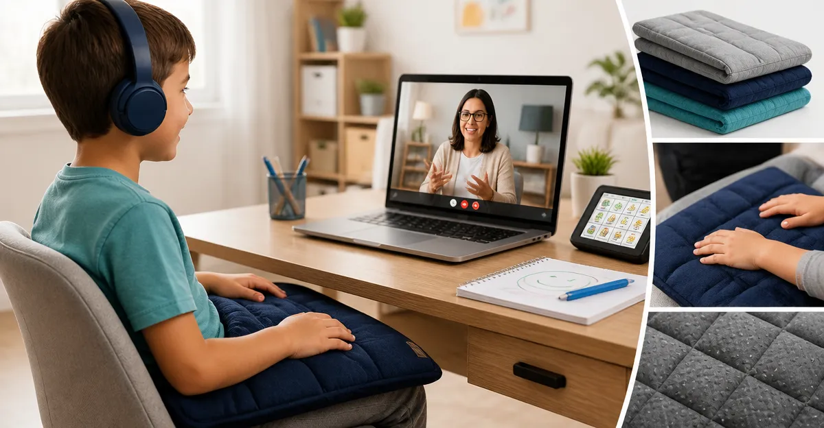 Weighted Lap Pads in Virtual Therapy: Ultimate Guide for Therapists and Parents