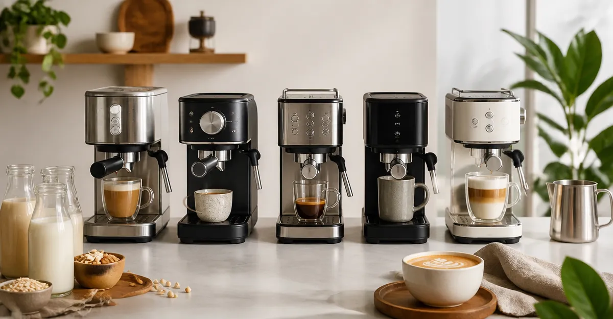 10 Best Compact Espresso Machines for Steaming Plant Milk