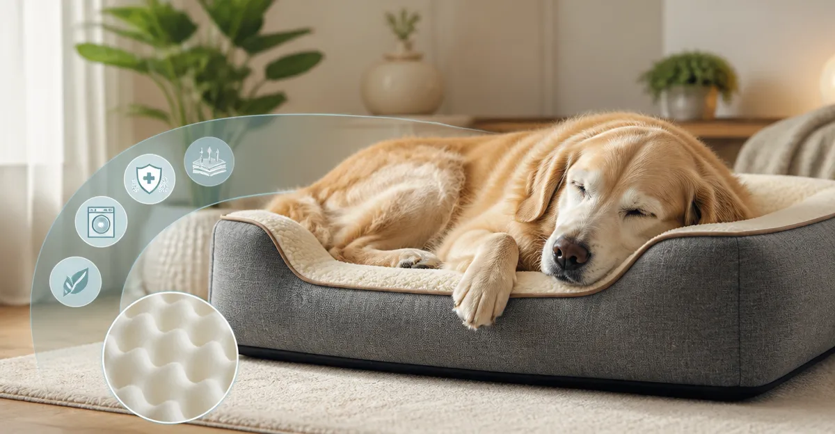 10 Best Orthopedic Beds for Immunocompromised Senior Dogs