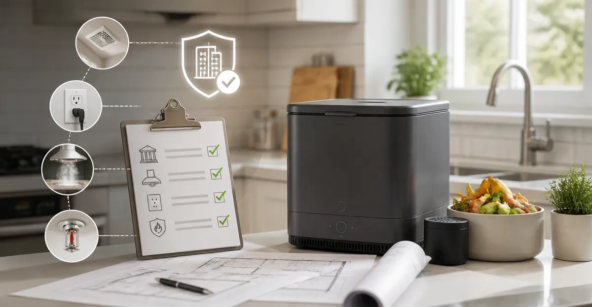 Complete Guide to Building Code Compliance for Countertop Composter Rental Units