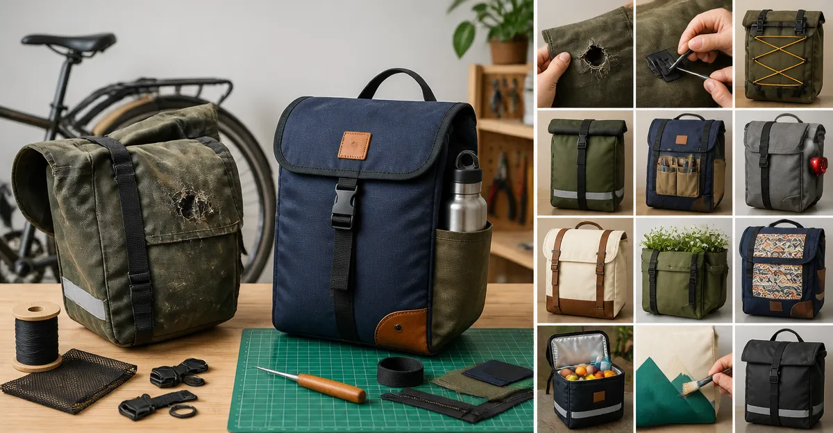 How to Upcycle Old Panniers: 12 DIY Repair & Repurpose Ideas