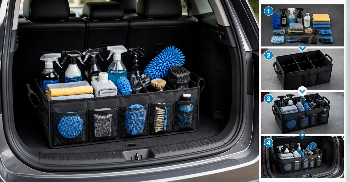 How to Organize a Portable Car Cleaning Kit in Your Trunk