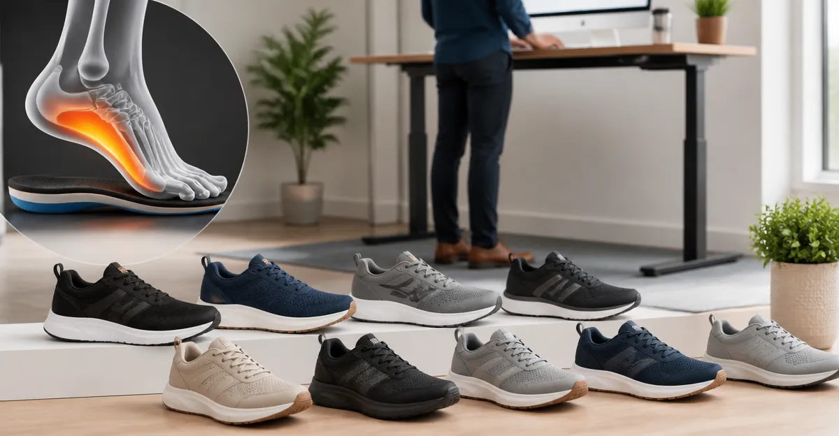 10 Best Shoes for Plantar Fasciitis for Standing Desk Workers