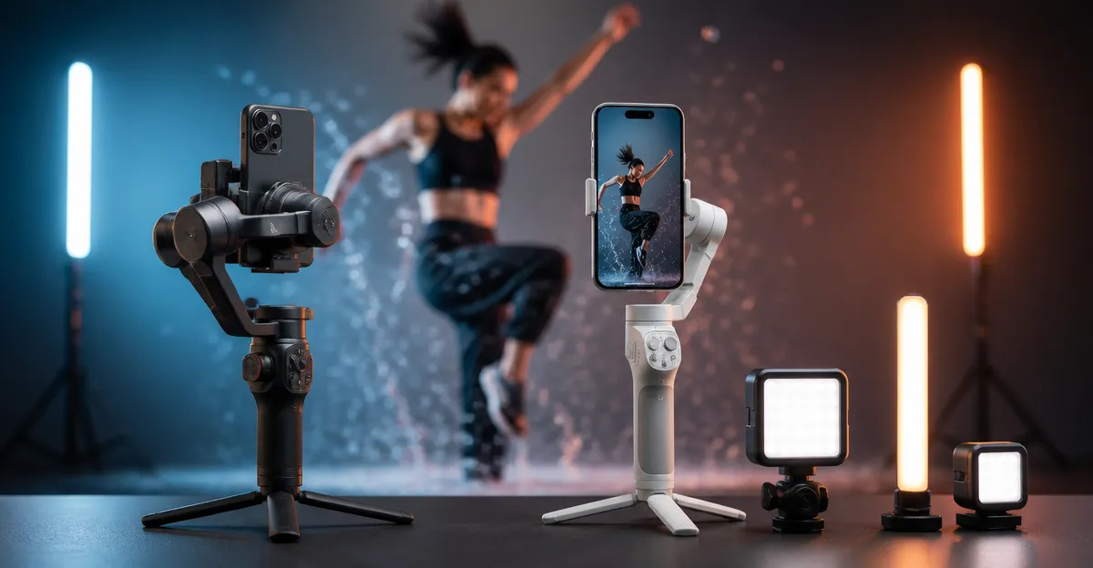 Top 10 Gimbals & Lights for Vertical Slow‑Motion Video