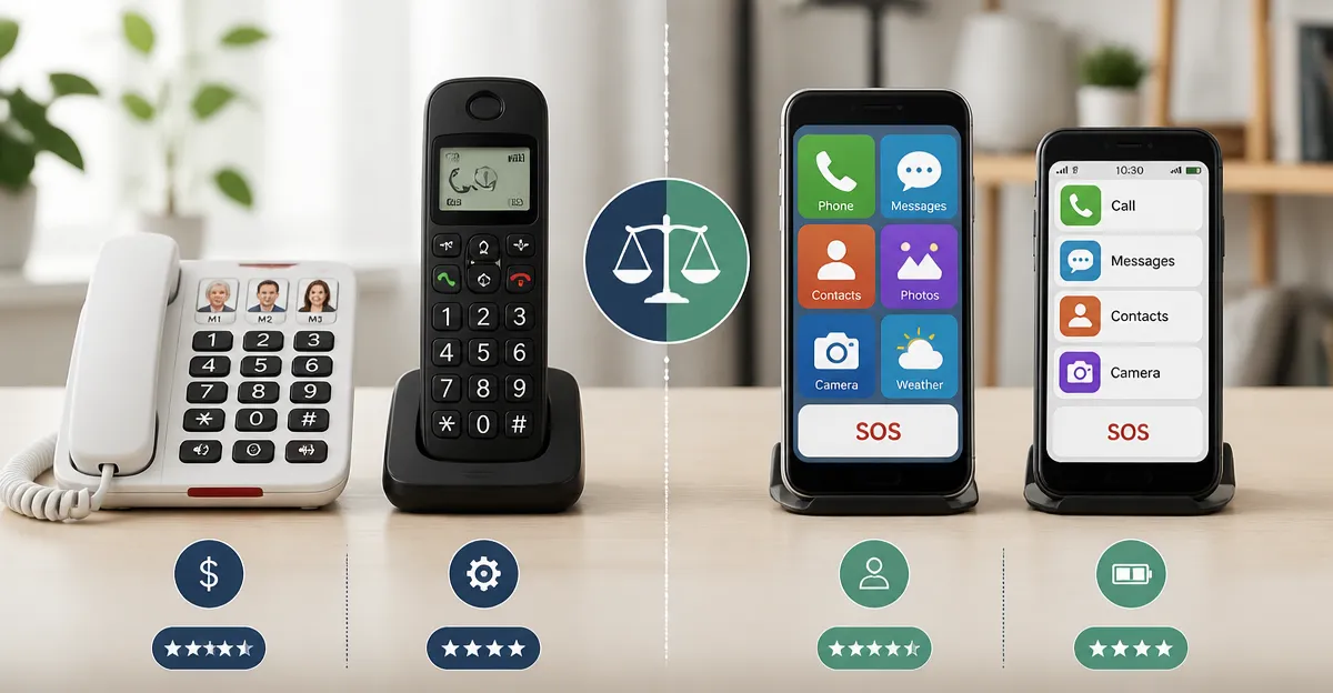 Senior Phone Comparison: Best Big-Button Devices for 2026