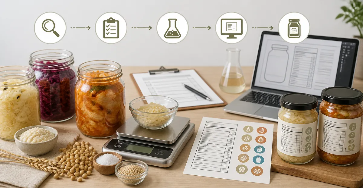 How to Create Accurate Allergen and Nutrition Labels for Fermented Foods