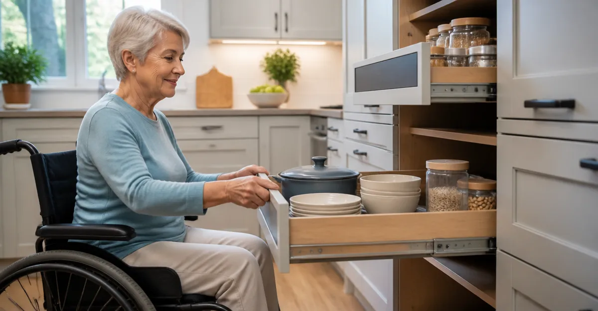 Kitchen Pull-Out Solutions for Seniors with Limited Shoulder Mobility
