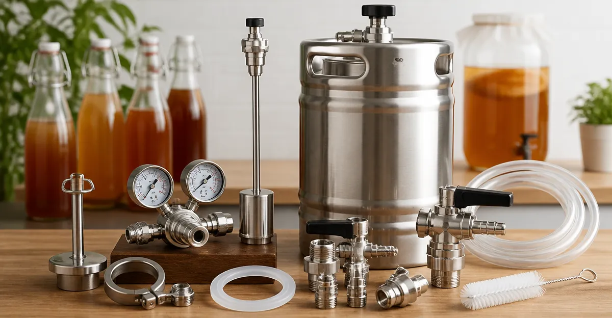 10 Essential Stainless Steel Keg Accessories for Kombucha Brewers