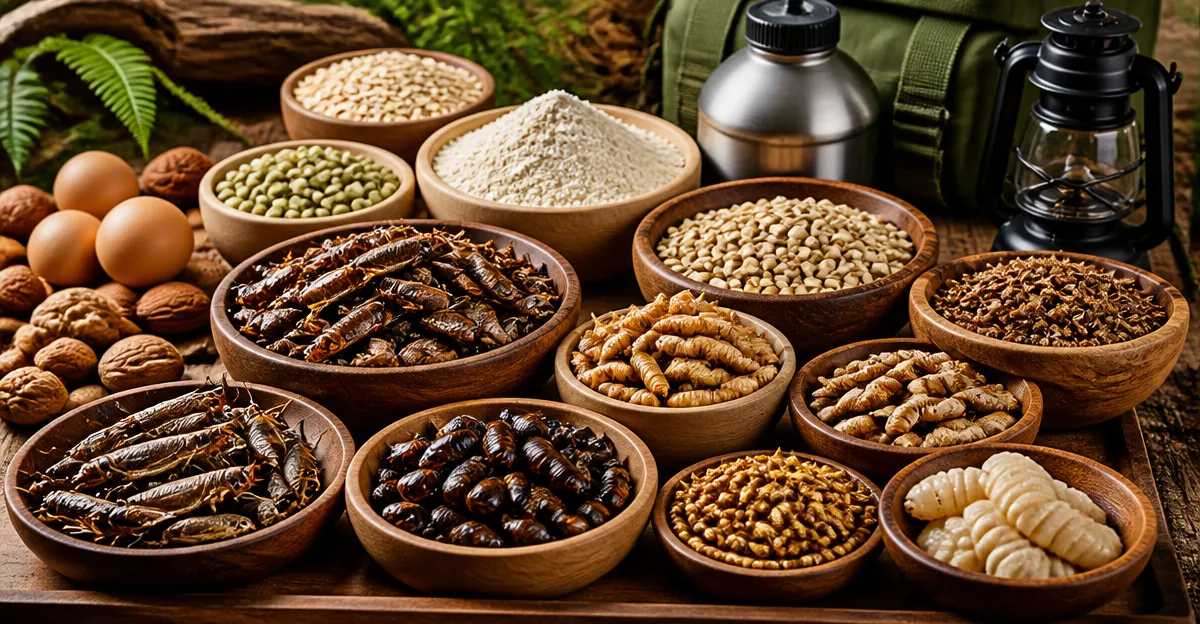 12 Best Edible Insects for Emergency Protein: High‑Protein Survival Foods