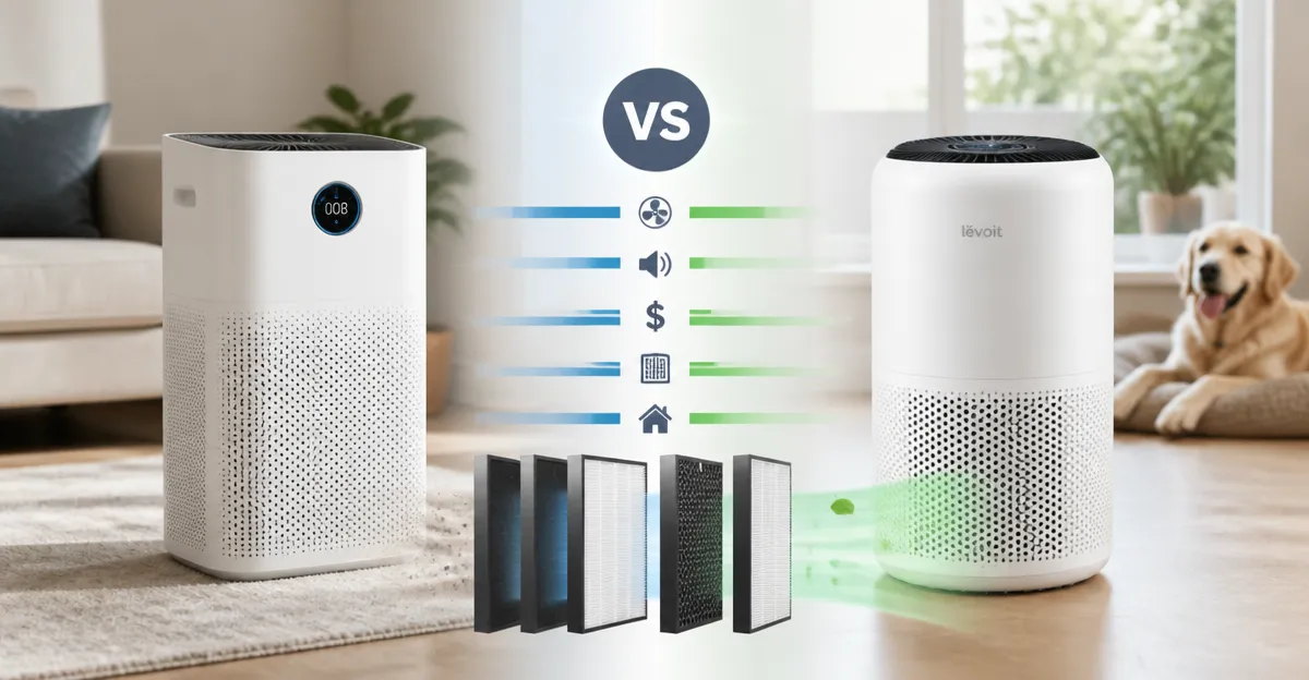 ECOSELF HAP604 vs Levoit Vital 100S-P: In‑Depth Air Purifier Comparison