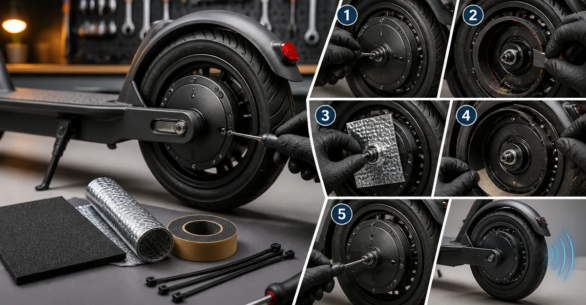 How to Reduce E‑Scooter Motor Noise: A Step‑by‑Step DIY Guide