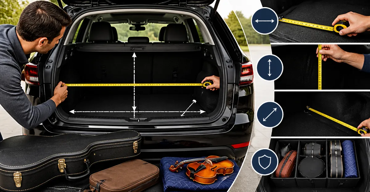 How to Measure Trunk Space for Musical Instruments
