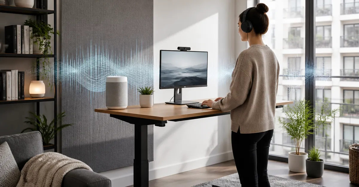 Complete Guide to Sound Masking for Standing Desks in Apartments