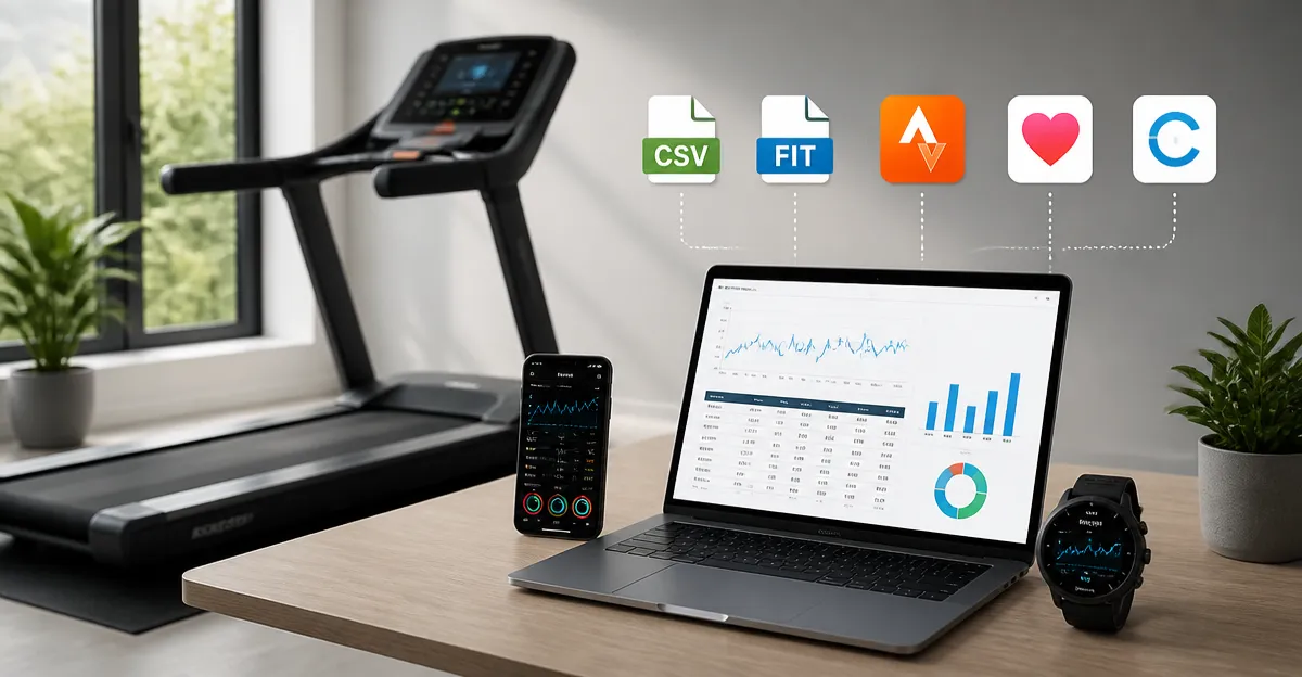 How to Export Treadmill Data to CSV, FIT & Sync with Strava, Apple Health, Garmin