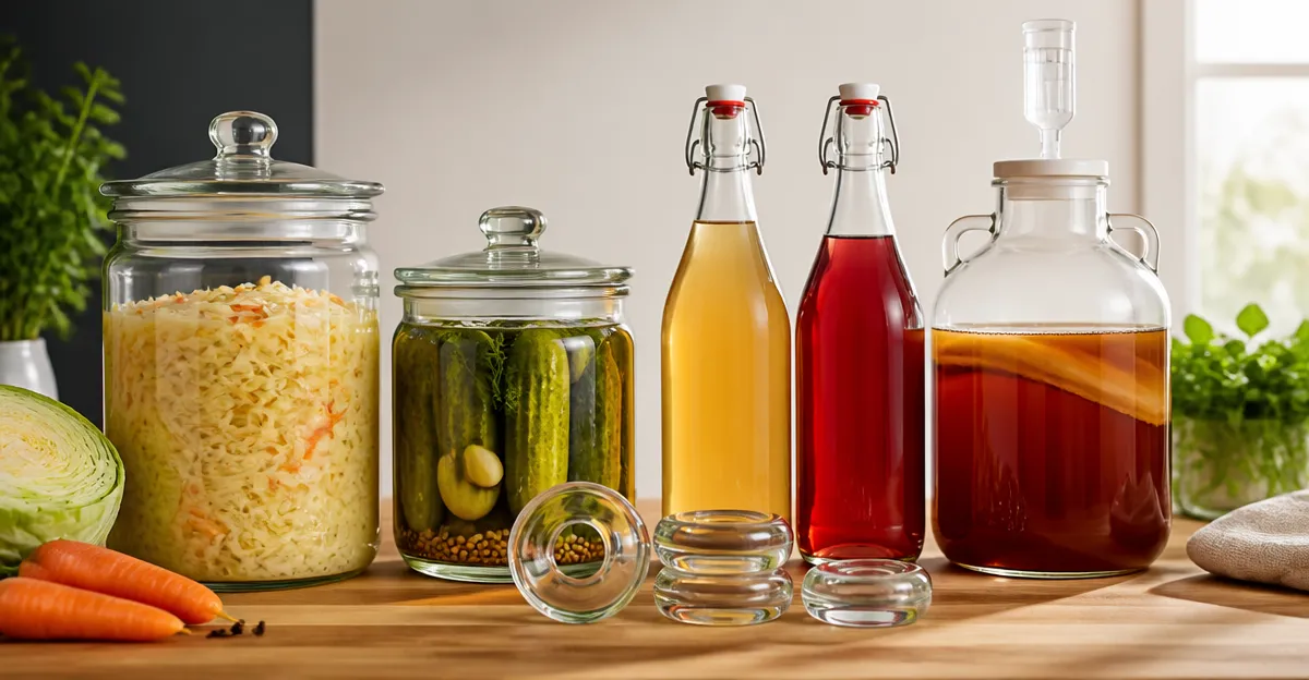 Fermentation Essentials: Comparing Top Amazon Fermenting Jars, Weights, and Bottles