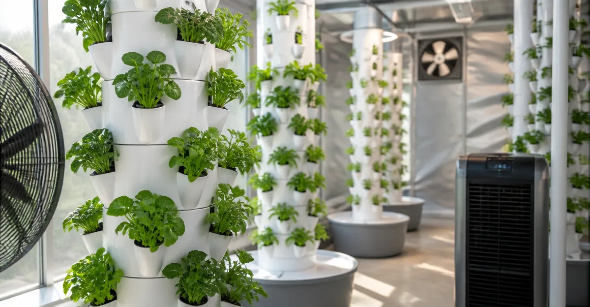 How to Manage Heat in Vertical Hydroponic Towers