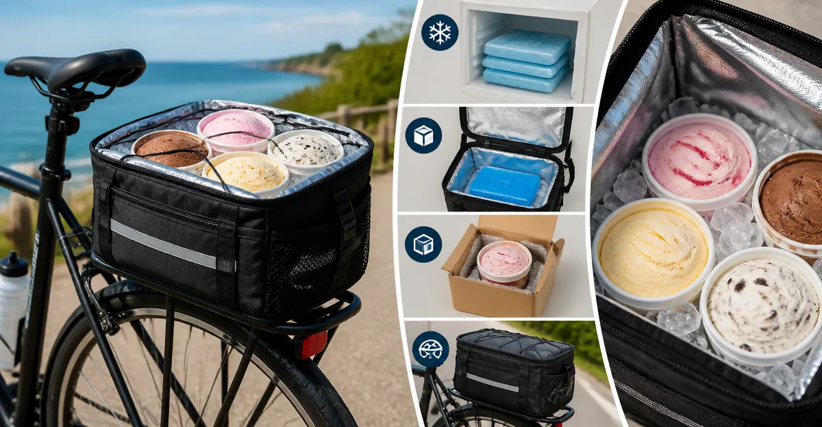 How to Keep Ice Cream Frozen on a Bike: Meltdown-Free Rides