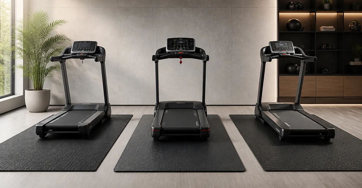 GymCope vs Sunny Health vs COMEYLY: Detailed Treadmill Mat Comparison
