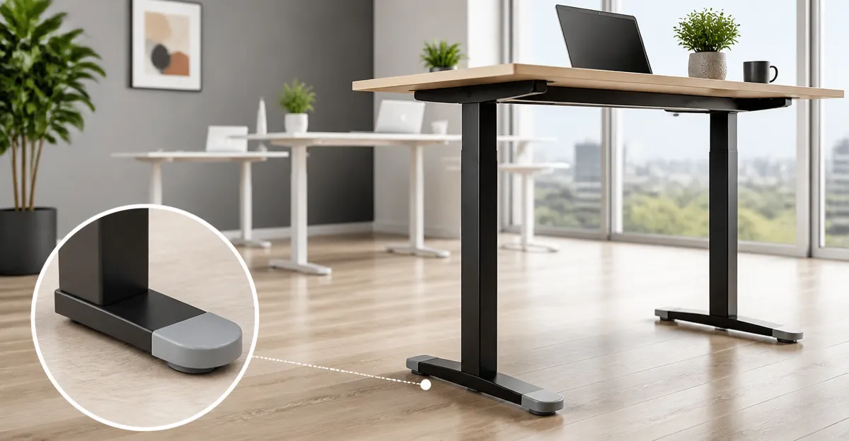 Top 10 Non‑Marking Feet Standing Desks for Rentals