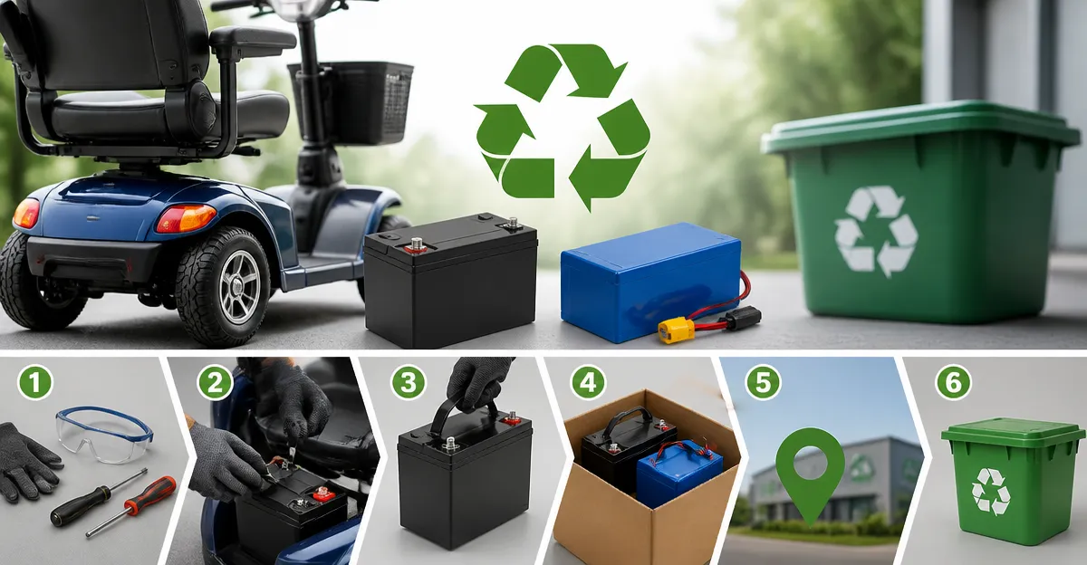 How to Recycle Mobility Scooter Batteries Safely: Step‑by‑Step Guide
