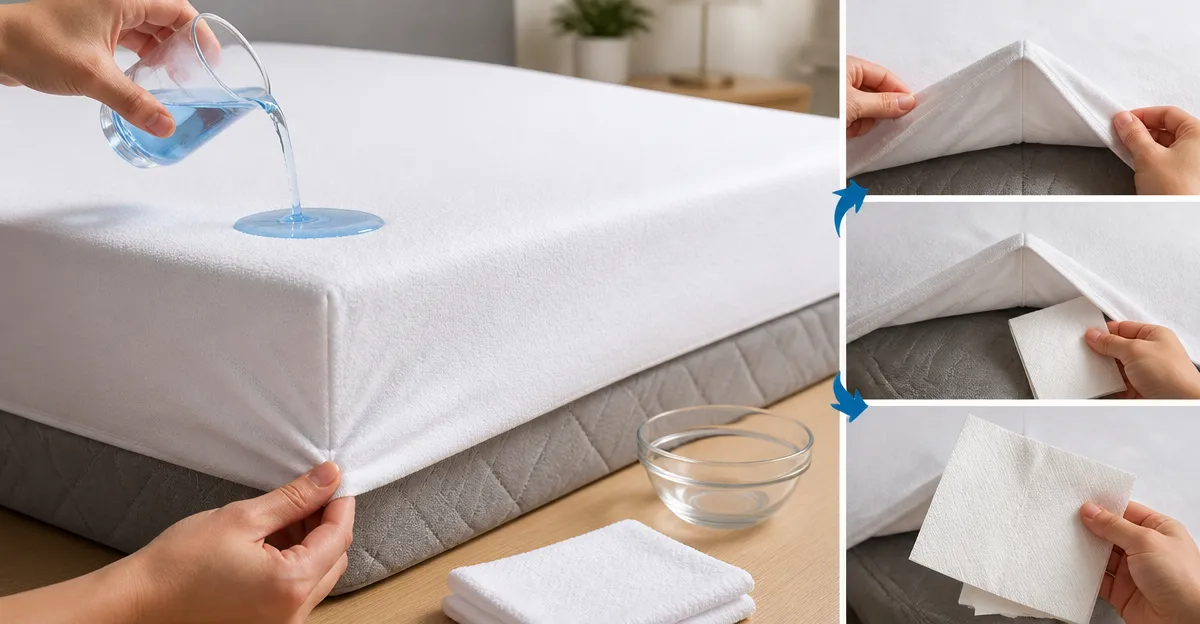 How to Test Mattress Protector Seams for Waterproof Leaks