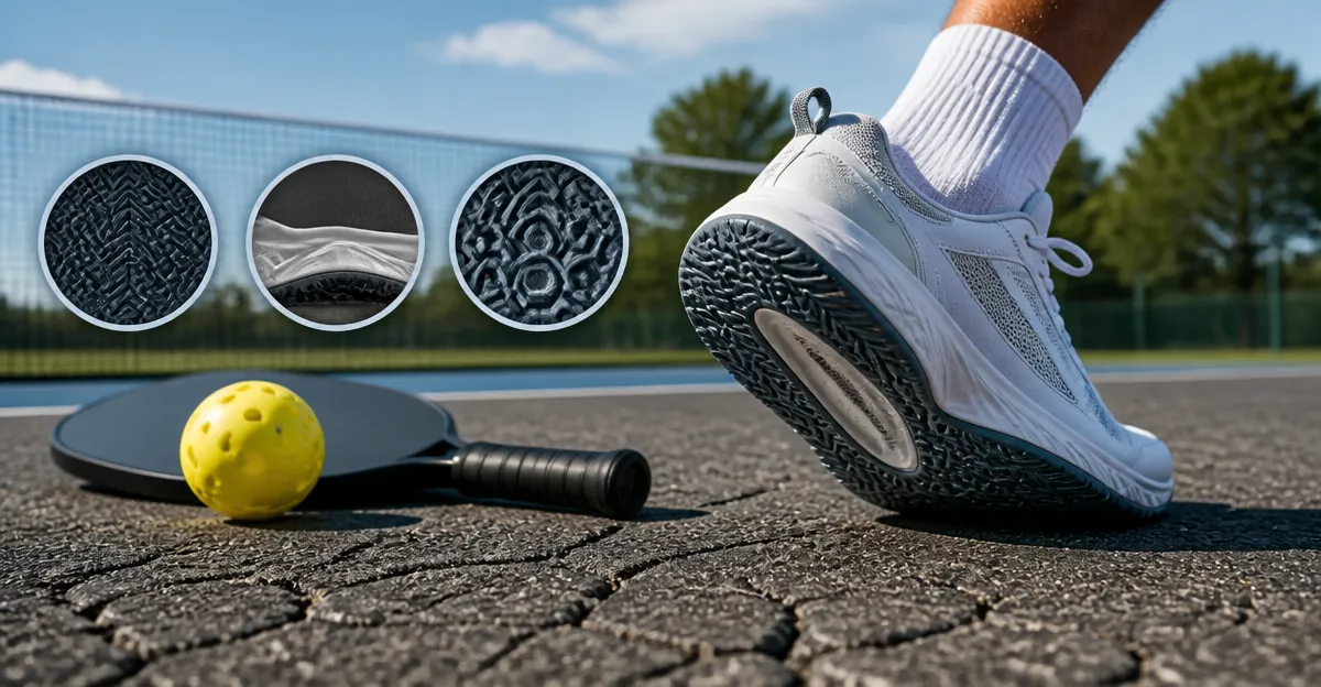 Complete Pickleball Shoe Outsole Guide for Asphalt Microcracks
