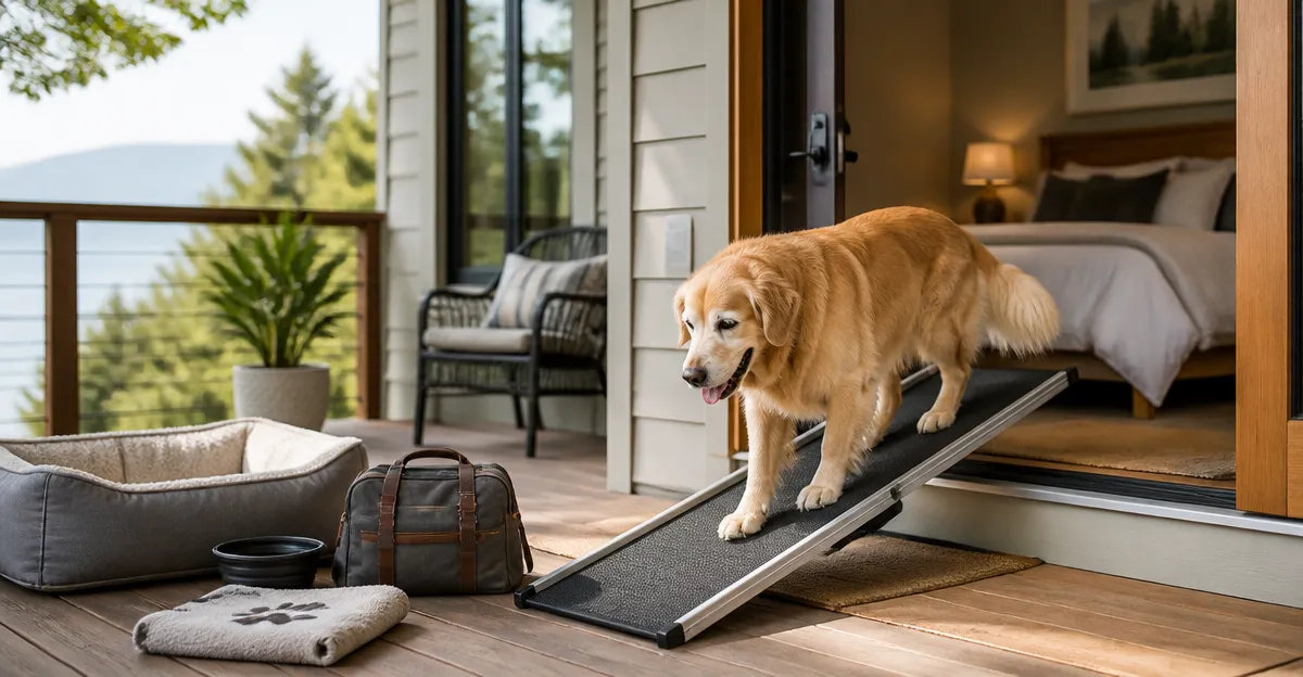 Airbnb Accessible Stays: Ramps for Senior Dogs
